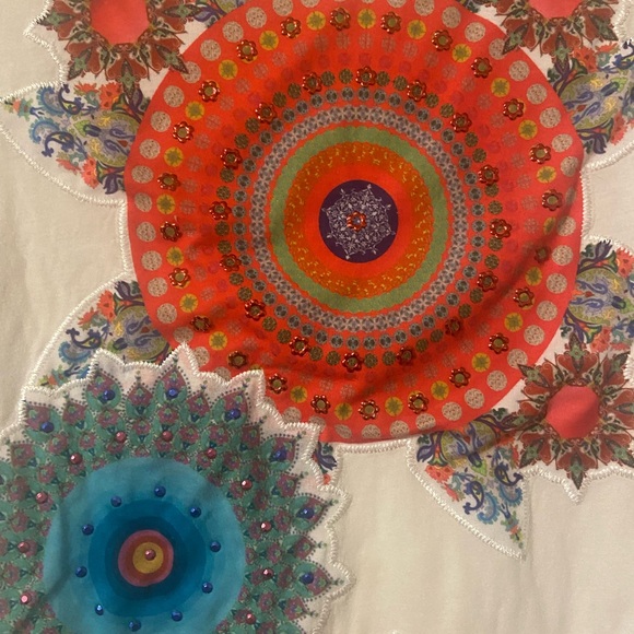 Desigual Colorful Graphic T-Shirt - Picture 4 of 4